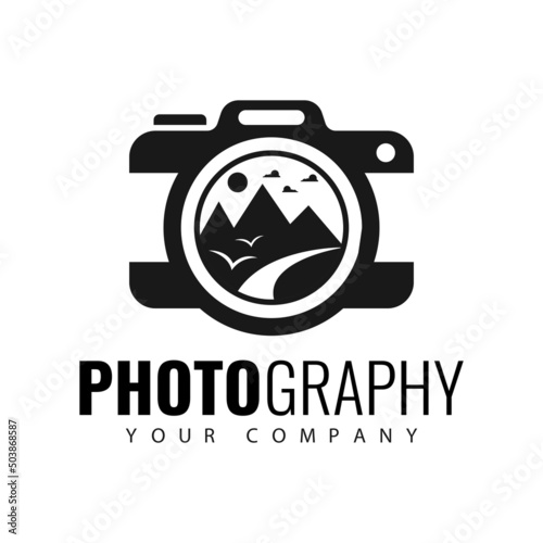 Logo template. PhotoGraphy Logo design.
