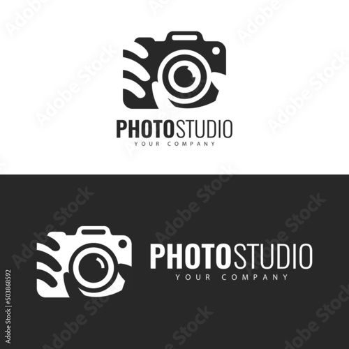 Logo template. Photo Studio Logo design.
