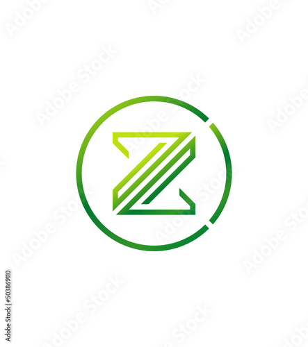 Z letter creative modern vector logo template