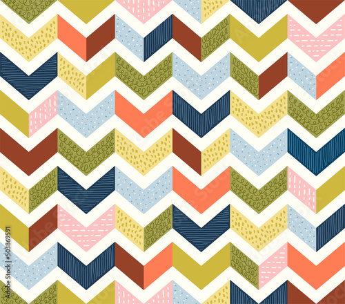 Herringbone seamless pattern geometric background. Modern stylish texture chevron. 