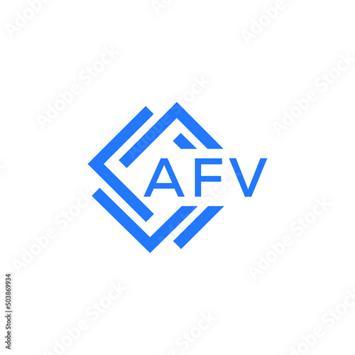 Free Download AFV technology letter logo design on white  background. AFV creative initials technology letter logo concept. AFV technology letter design.
 - GFXLoad