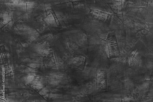 Abstract dark cement wall texture background