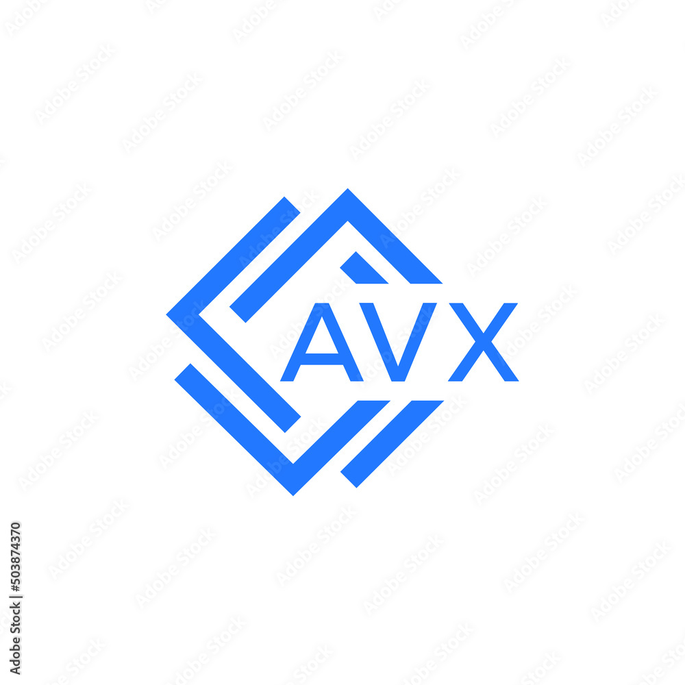 AVX technology letter logo design on white background. AVX creative initials technology letter logo concept. AVX technology letter design. AVX technology letter logo design on white background. AVX creative initials technology letter logo concept. AVX technology letter design.
