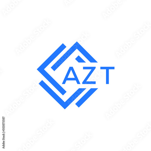 Free Download AZT technology letter logo design on white  background. AZT creative initials technology letter logo concept. AZT technology letter design. - GFXLoad