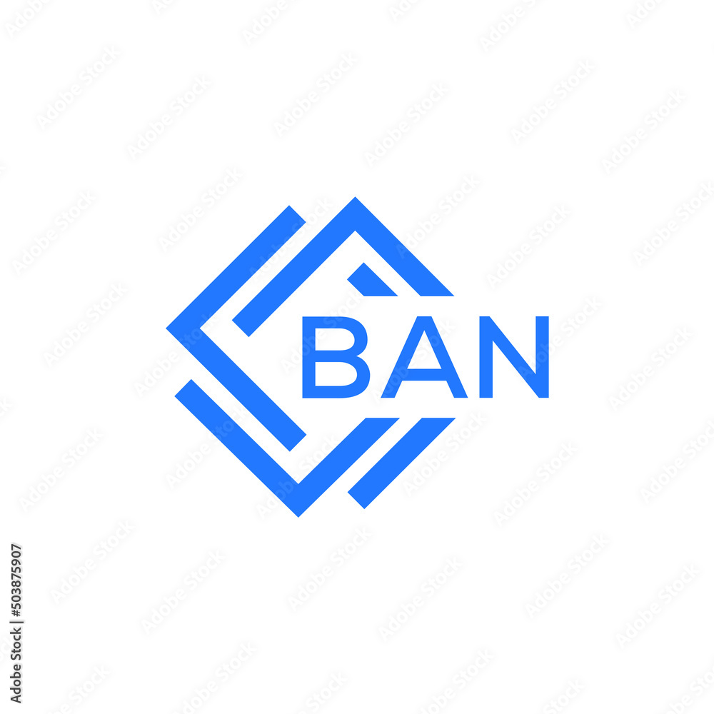 BAN technology letter logo design on white background. BAN creative initials technology letter logo concept. BAN technology letter design. BAN technology letter logo design on white background. BAN creative initials technology letter logo concept. BAN technology letter design.
