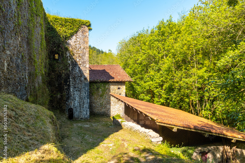 View of the Agorregi mill in the Pagoeta park in Aia, Gipuzkoa. Basque Country