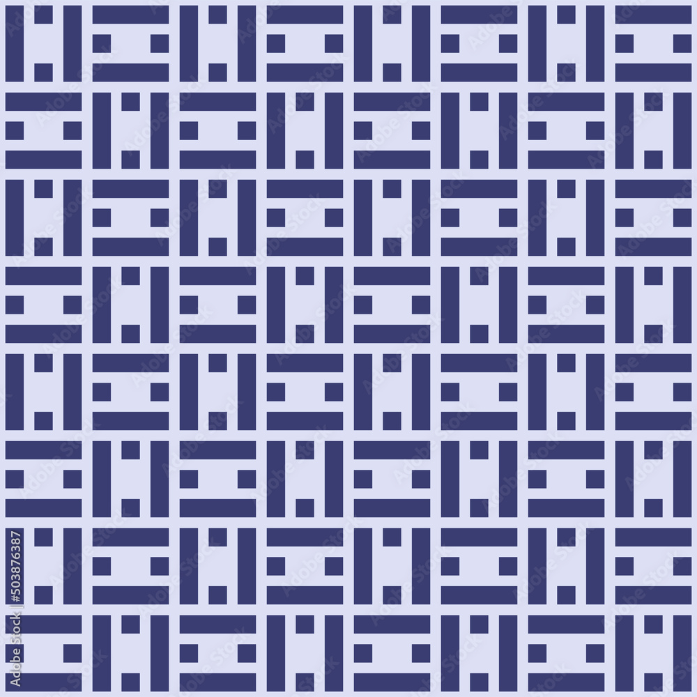 Japanese Square Weave Vector Seamless Pattern Japanese Square Weave Vector Seamless Pattern