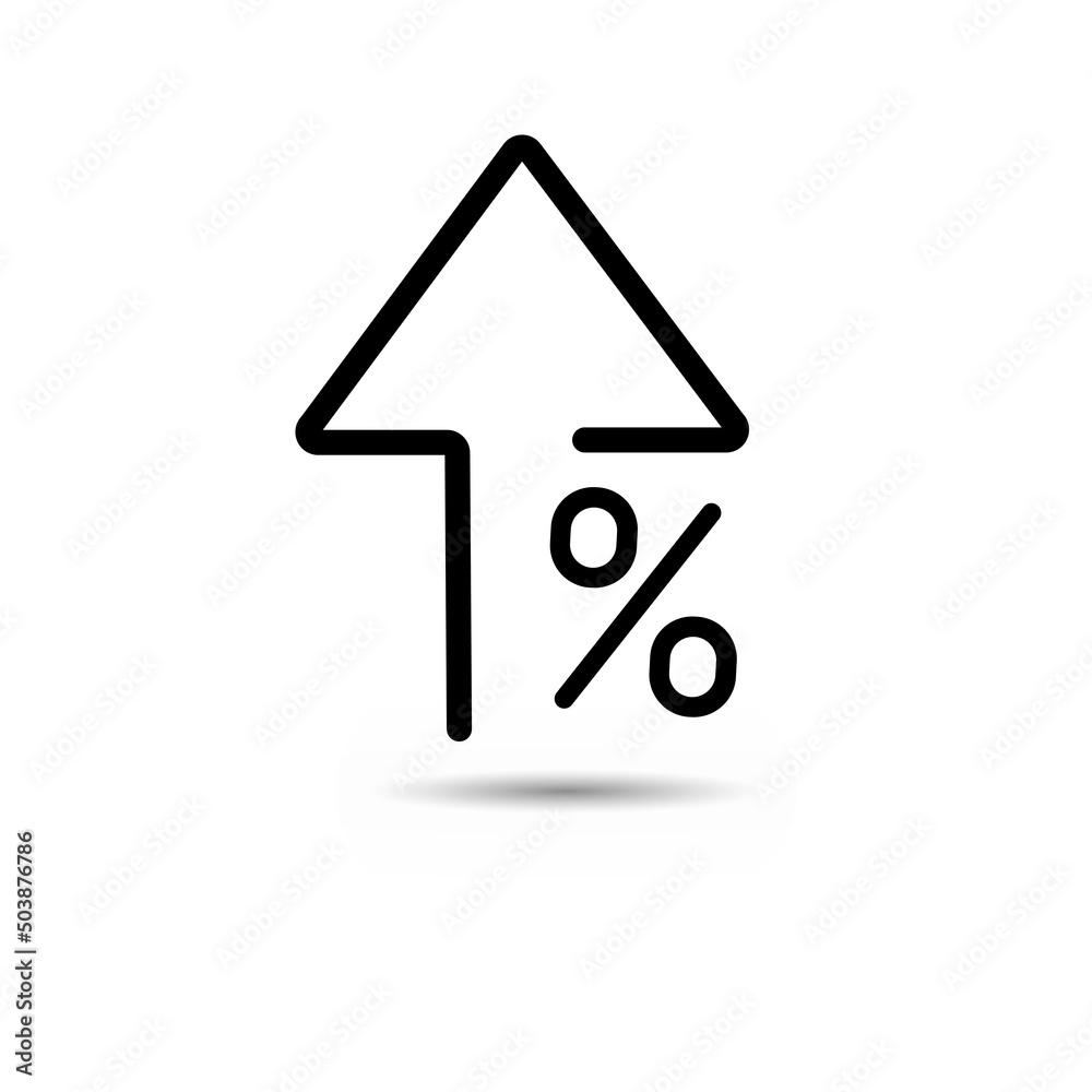 Increase icon symbol template for graphic and web design collection logo vector illustration Increase icon symbol template for graphic and web design collection logo vector illustration
