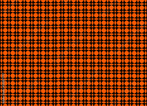 background with squares  Retro-orange and orange floral geometric seamless pattern design in orange color on dark orange background  Retro orange and brown floral geometric seamless pattern