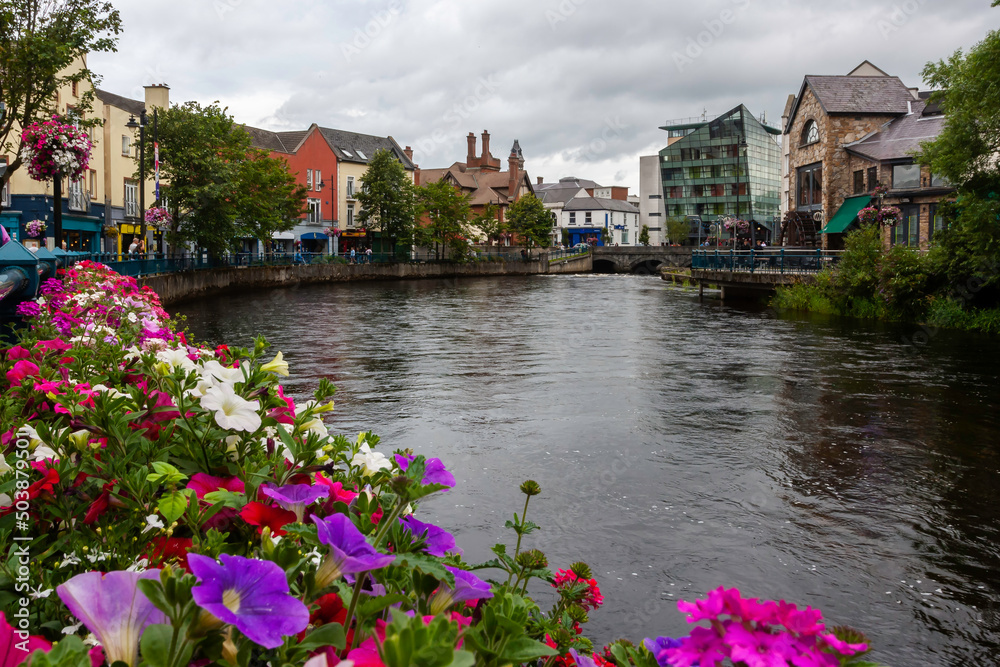 View of the Sligo city in Ireland
