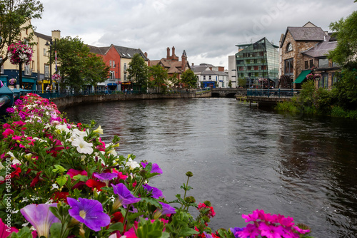 View of the Sligo city in Ireland photo