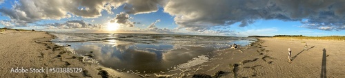 Panorama  Strand Meer  © Katja