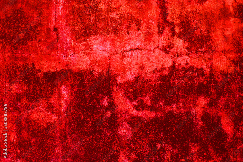 Abstract cement wall for background. horrible and dark bloody wall texture background. 
horror and halloween concept
