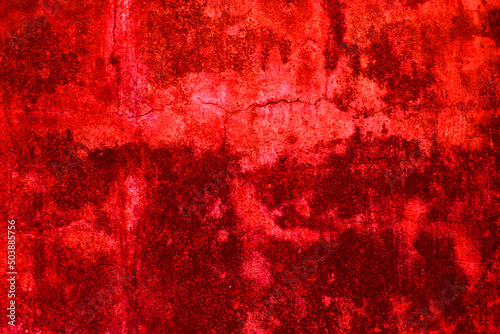 Abstract cement wall for background. horrible and dark bloody wall texture background. horror and halloween concept