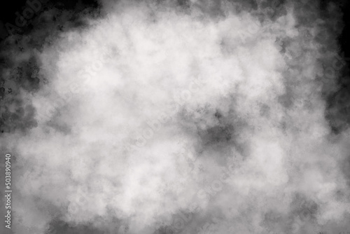 Smoke decorative wallpaper Background. Art rough stylized texture banner with space for text. Beautiful abstract blur, de focused.
