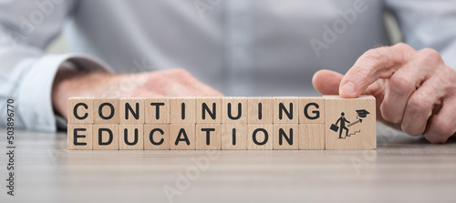 Foto Concept of continuing education