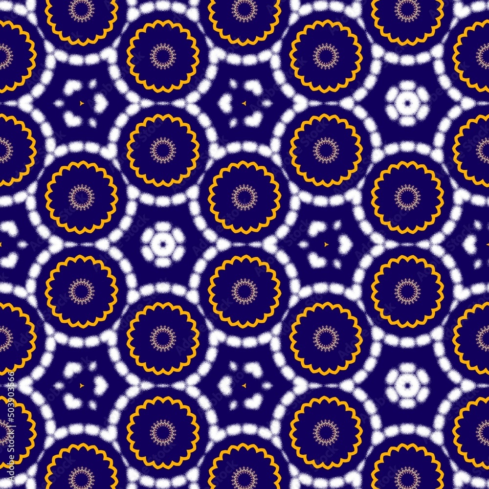 Dark blue pattern with hexagon concept inspired of middle eastern traditional style Dark blue pattern with hexagon concept inspired of middle eastern traditional style