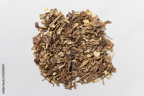 top view herb ShiJianChuan or Chinese Sage Herb photo