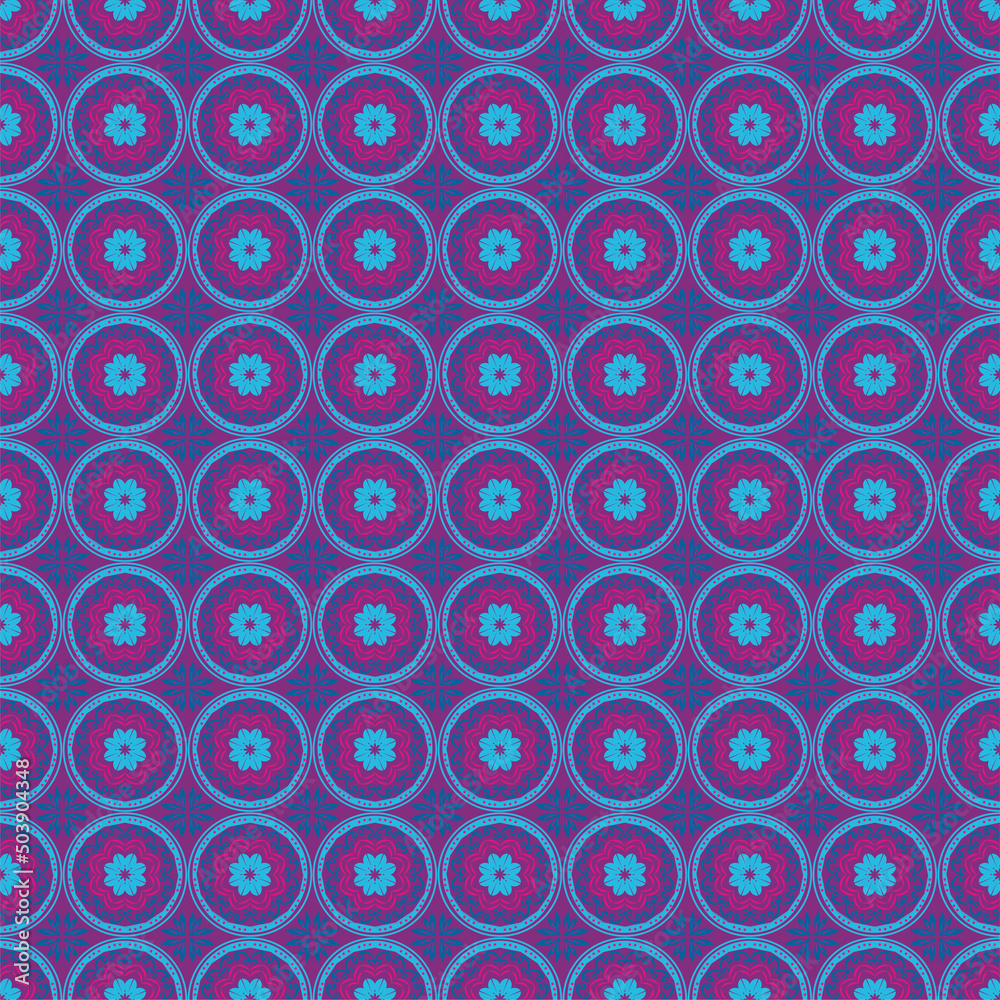 Vector Damask Seamless Retro Pattern Background Botanic Garden Nature Vector Damask Seamless Retro Pattern Background Botanic Garden Nature
