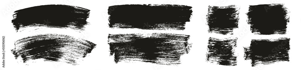 Flat Paint Brush Thin Curved & Long & Short Background High Detail Abstract Vector Background Set Flat Paint Brush Thin Curved & Long & Short Background High Detail Abstract Vector Background Set
