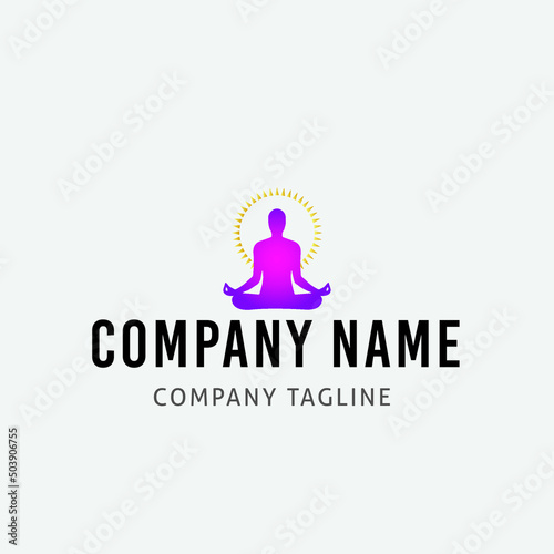 Meditation Yoga Logo Design