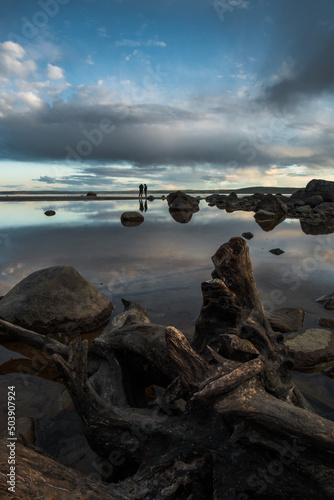 View of Lake Onega in Medvezhjegorsk