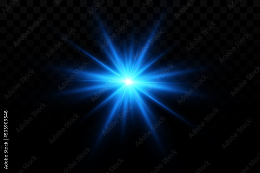 Glow effect. Blue glowing particles, stars. Vector illustration. Glow effect. Blue glowing particles, stars. Vector illustration.