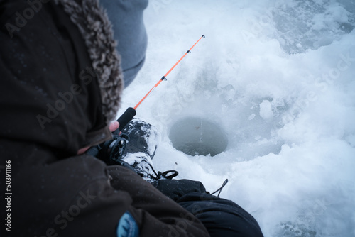 ice fishing