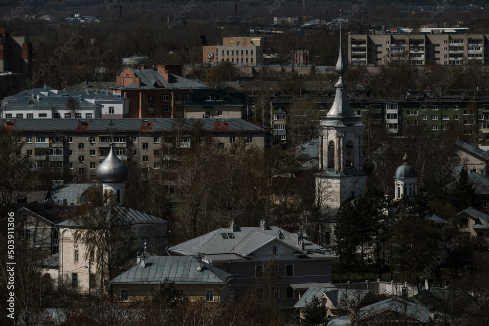 View of Vologda from the bell tower in the Kremlin View of Vologda from the bell tower in the Kremlin