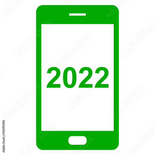 Jahr 2022 und Smartphone