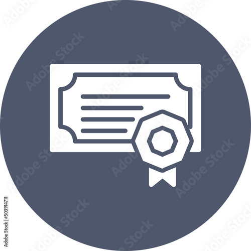 Certificate Icon 