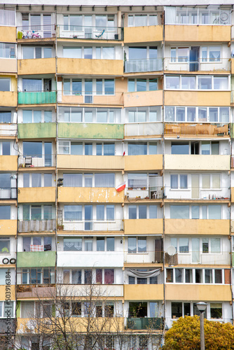 eastern european apartment block © petejeff