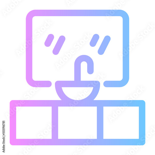 washbasin gradient icon