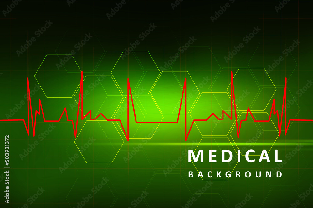 2D illustration medical structure background