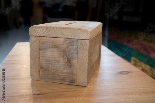 Wooden Collection Box