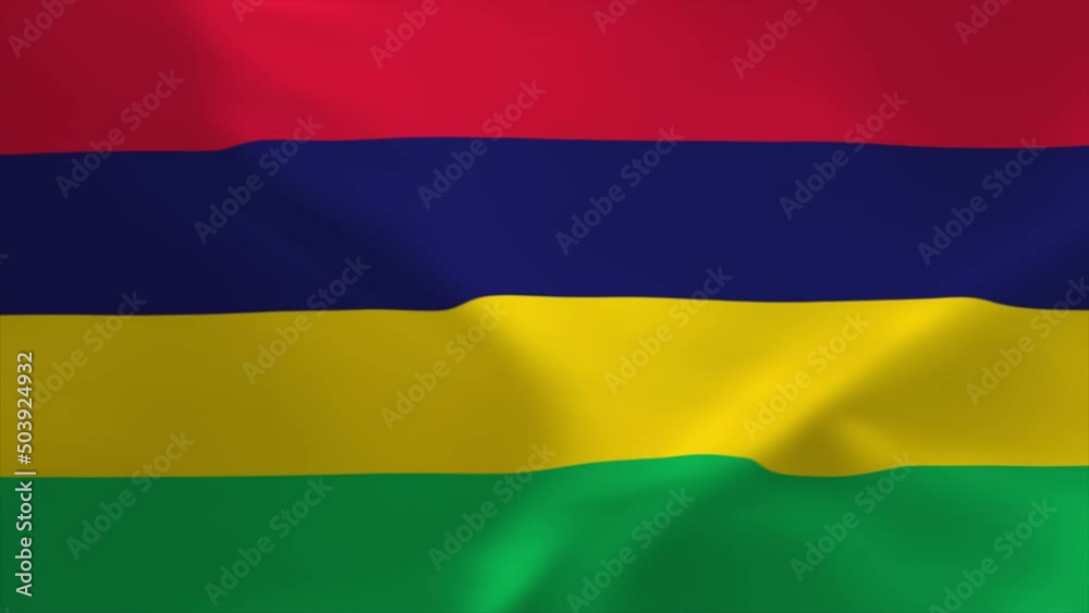 Mauritius Waving Flag Animation 4K Moving Wallpaper Background Mauritius Waving Flag Animation 4K Moving Wallpaper Background