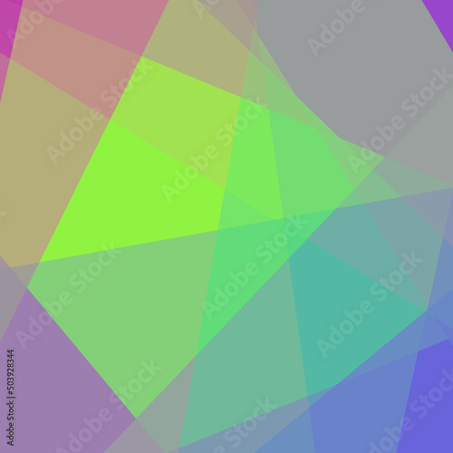 Abstract computational color Polygones background illustration