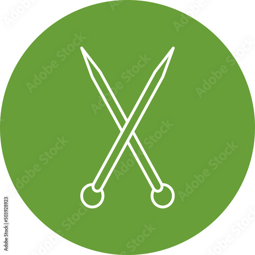 Knitting Needles Icon