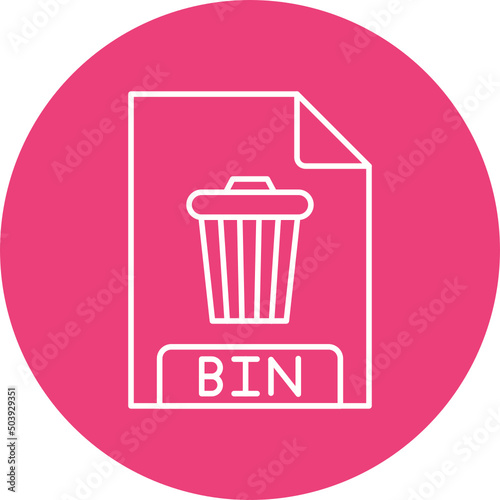 BIN File Format Icon Design