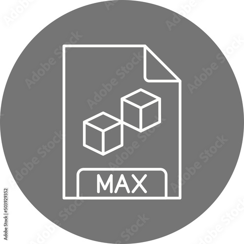 MAX File Format Icon Design