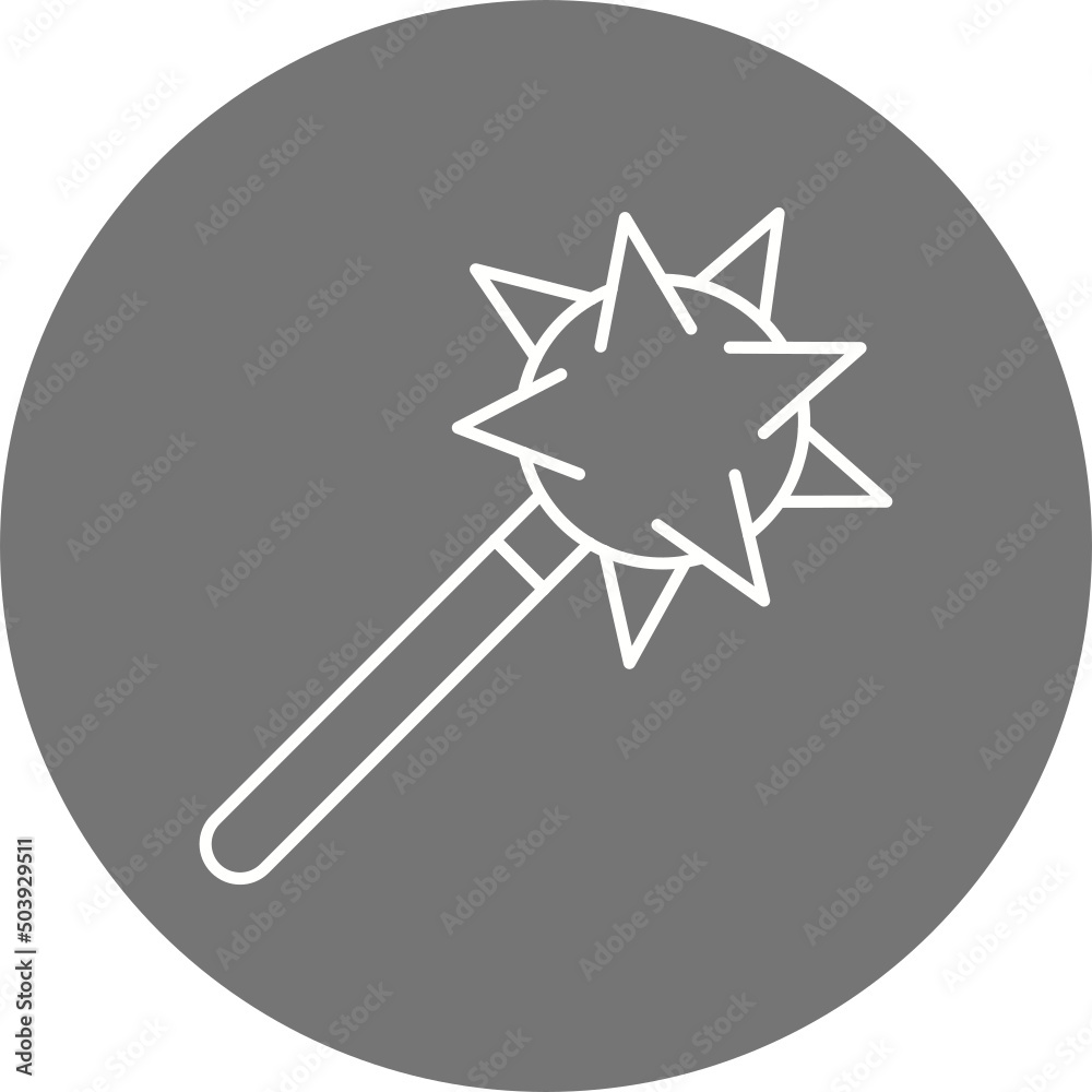 Mace Icon Design Mace Icon Design