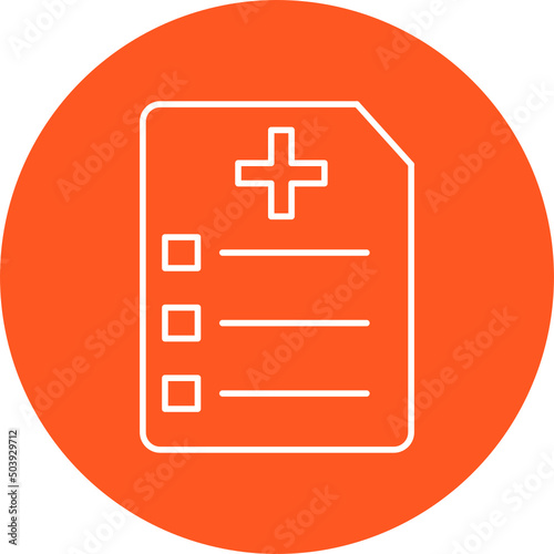 Medical Chart Icon Design