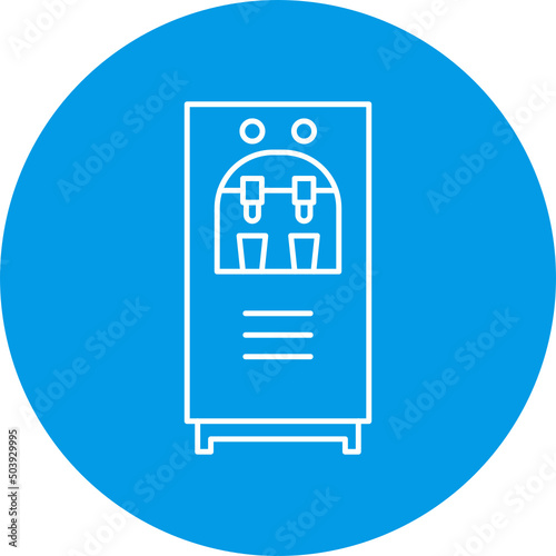 Water Dispenser Icon Design