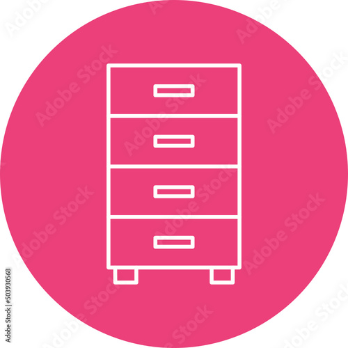 Filling Cabinet Icon Design
