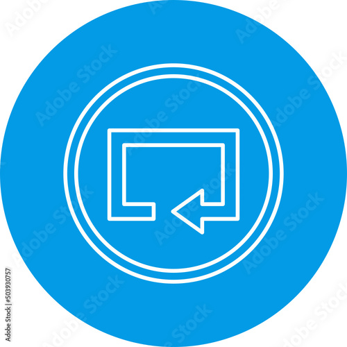 Rectangular Arrow Icon Design