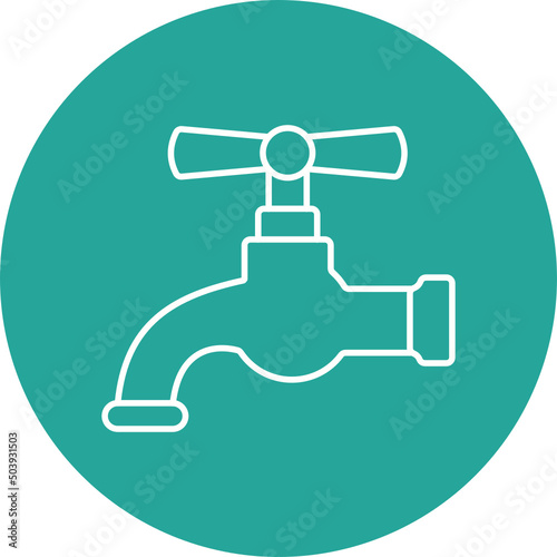 Water Tap Icon Design