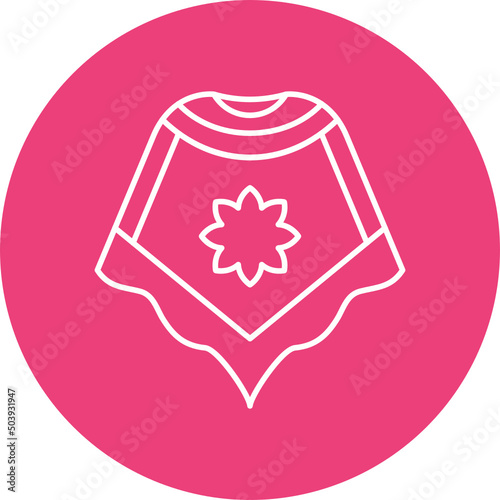 Poncho Icon Design
