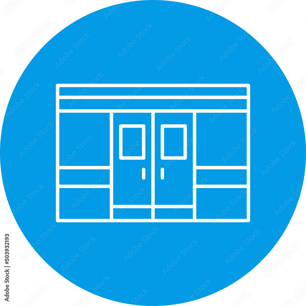 Train Door Icon Design