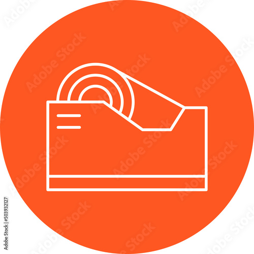 Tape Dispenser Icon Design