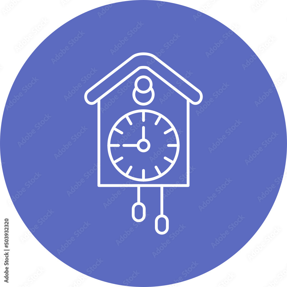 Cuckoo Clock Icon Design